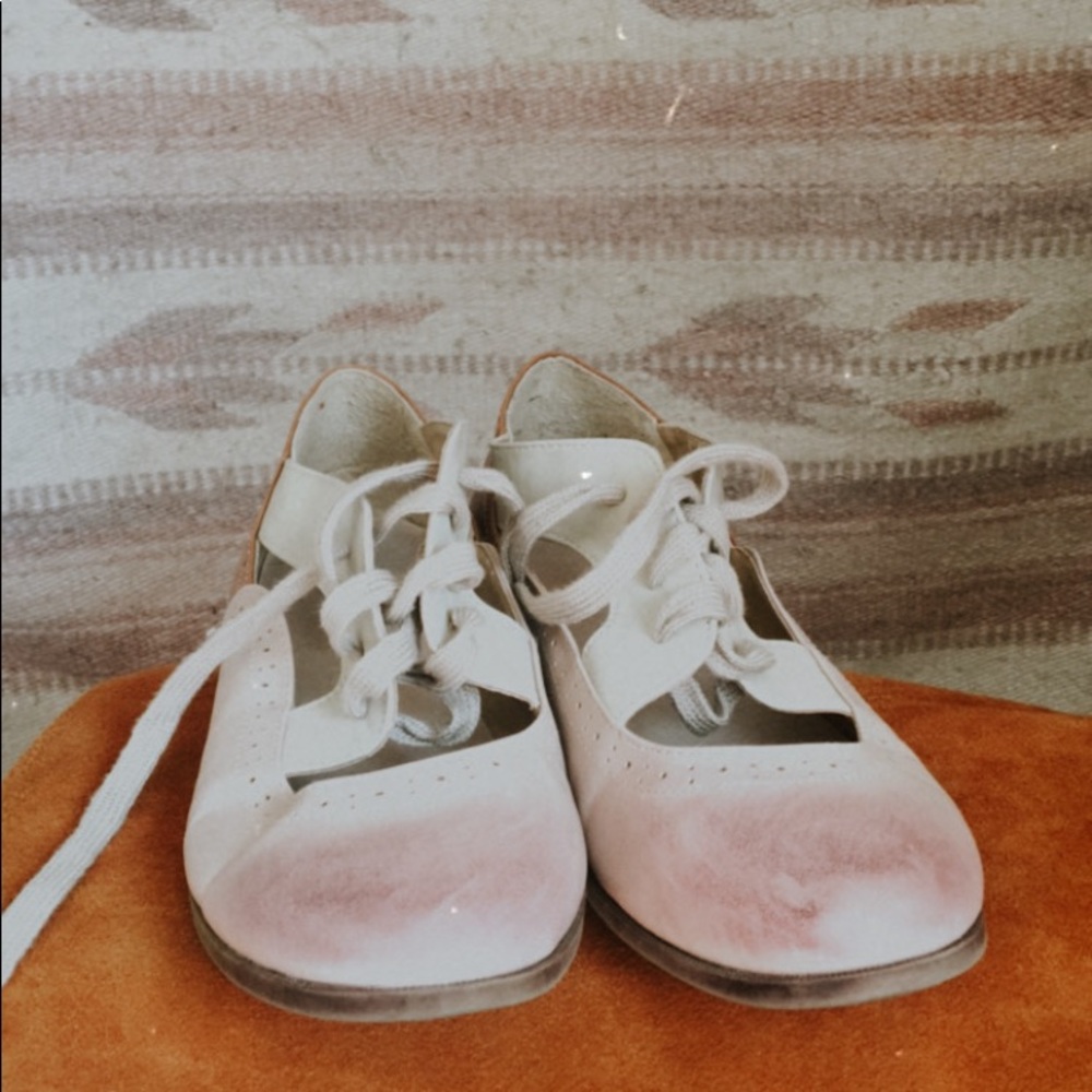 Leather oxfords
